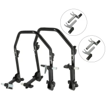 SEFIS D20U klappbarer mobiler universeller Motorradständer - SET Front und Heck - 2in1 / 2in1 SEFIS D20U klappbarer mobiler universeller Motorradständer - SET Front und Heck - 2in1 / 2in1