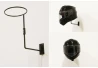 SEFIS 360° Helmhalter an die Wand schwarz für den Haushalt