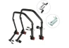 SEFIS D20 klappbarer Universal-Motorradständer - SET Front und Heck - 2in1 / Racing (Haken) für Motorrad