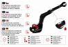 SEFIS CNC Hebel klappbar und längenverstellbar Yamaha für Motorrad