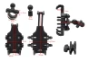 SEFIS Grab robuster ABS-Telefonhalter mit Anti-Shock-Adapter für Motorrad SEFIS Grab robuster ABS-Telefonhalter mit Anti-Shock-Adapter für Motorrad