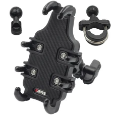 SEFIS Grab robuster ABS-Telefonhalter mit Anti-Shock-Adapter