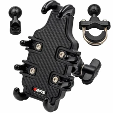 SEFIS Grab robuster ABS-Telefonhalter mit Anti-Shock-Adapter