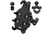 SEFIS Grab robuster ABS-Telefonhalter mit Anti-Shock-Adapter für Motorrad