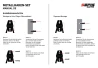 SEFIS Metall-Wandhaken-Set, 14 Stk. zur Werkstatt