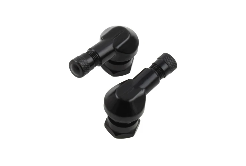 SEFIS Aluminium gebogene Ventile 11,3 mm – schwarz für Motorrad