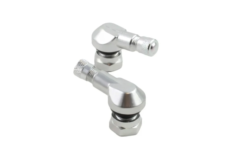 SEFIS Aluminium gebogene Ventile 11,3 mm – silber für Motorrad
