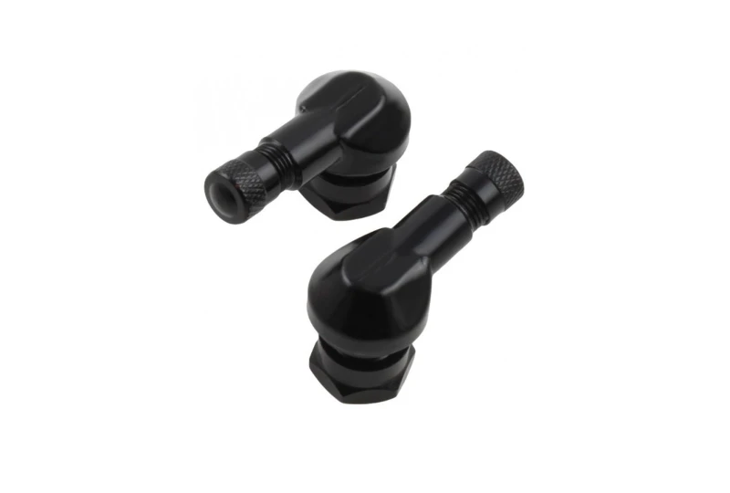 SEFIS Aluminium gebogene Ventile 8,3 mm – schwarz für Motorrad
