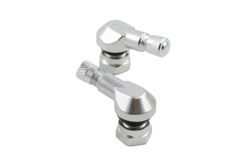 SEFIS Aluminium gebogene Ventile 8,3 mm – silber für Motorrad