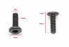 SEFIS Inbusschraube M8 x 25mm x 1,25mm – Flachkopf für Motorrad