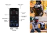 SEFIS Iron Man Rucksack mit programmierbaren LED-Anzeigen SEFIS Iron Man Rucksack mit programmierbaren LED-Anzeigen