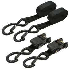 SEFIS Befestigungsgurte mit Ratsche 25mm x 5m 2 Stück