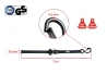 SEFIS SET 25 Spanngurte 4x Gurt mit Ratsche 25 mm x 5m 4x Gurt für Motorrad
