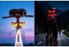 SEFIS Eye mit programmierbarem LED-Display für Motorradhelme und Fahrräder für Motorrad