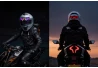 SEFIS Eye mit programmierbarem LED-Display für Motorradhelme und Fahrräder für Motorrad