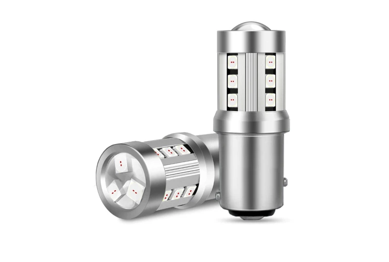 LED Lampe P21/5W BAY15D 15SMD 3,5W rot für das Auto