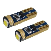 LED-Lampe T5 3030 1SMD zur Hintergrundbeleuchtung des Armaturenbretts - weiß 2 Stk