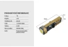 LED-Lampe T5 3030 1SMD zur Hintergrundbeleuchtung des Armaturenbretts - weiß 2 Stk für das Auto