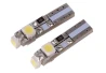 LED-Lampe T5 3528 3SMD zur Hintergrundbeleuchtung des Armaturenbretts - Weiß mit einem Hauch Blau 2 Stk für das Auto