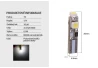 LED-Lampe T5 3528 3SMD zur Hintergrundbeleuchtung des Armaturenbretts - Weiß mit einem Hauch Blau 2 Stk für das Auto