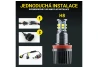 LED LAMPEN H8 LED ANGEL EYES BMW 30W 1,3,5,6,7,X5 E70, X6 E71, X1, Z4 weiß für das Auto