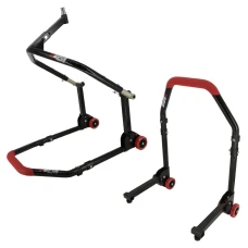 SEFIS M20 klappbarer Motorradständer Set - Lenkkopf und Hinterrad SEFIS M20 klappbarer Motorradständer Set - Lenkkopf und Hinterrad