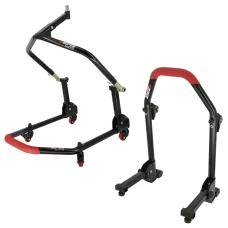 SEFIS M20U klappbarer mobiler Motorradständer - SET Lenkkopf und Hinterrad SEFIS M20U klappbarer mobiler Motorradständer - SET Lenkkopf und Hinterrad