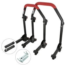 SEFIS M20U klappbarer mobiler universeller Motorradständer - SET Front und Heck - Dorn / Racing (Haken) SEFIS M20U klappbarer mobiler universeller Motorradständer - SET Front und Heck - Dorn / Racing (Haken)