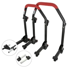 SEFIS M20U klappbarer mobiler universeller Motorradständer - SET Front und Heck - V-Aufnahme / Standard SEFIS M20U klappbarer mobiler universeller Motorradständer - SET Front und Heck - V-Aufnahme / Standard