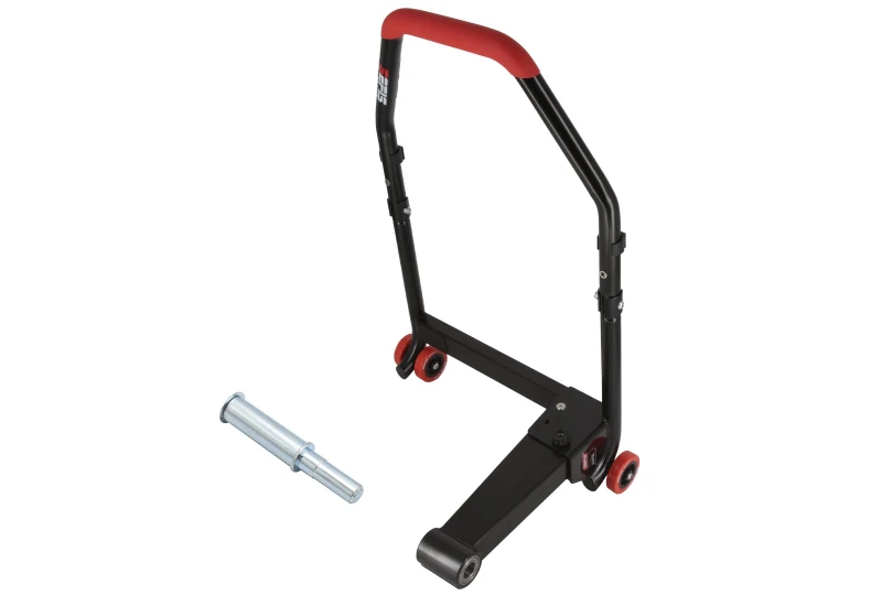 SEFIS M22 hinterer klappbarer Einarm Ständer für Monoschwingen - linksseitig mit 18/19.5 mm Adapter für Motorrad