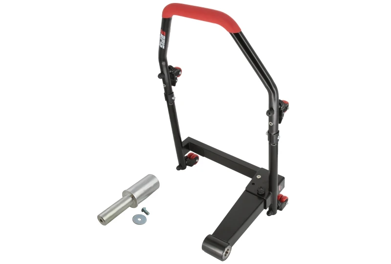 SEFIS M22U hinterer klappbarer mobiler Einarm Ständer für Monoschwingen - linksseitig mit 42.5 mm Adapter für Motorrad