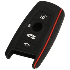 Silikon Schlüsselhülle BMW F10 F20 F30 Z4 X1 X3 X4 M1 M2 M3 1 2 3 5 7 4 rot-schwarz Silikon Schlüsselhülle BMW F10 F20 F30 Z4 X1 X3 X4 M1 M2 M3 1 2 3 5 7 4 rot-schwarz