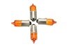 Glühbirne 12V 21W BA9S orange für das Auto