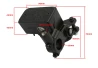 Bremspumpe F14 15,5mm mit einem Hebel Kawasaki Suzuki Yamaha Triumph Buell für Motorrad