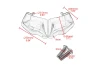 Erhöhung für Handprotektoren BMW GS 800/1200/1250/S1000XR klar für Motorrad