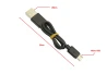 SEFIS Lade- und Datenkabel mit USB-A und Micro-USB Anschlüssen 29 cm schwarz für Motorrad