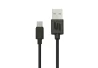 SEFIS Lade- und Datenkabel mit USB-A und Micro-USB Anschlüssen 29 cm schwarz für Motorrad