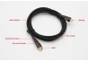 SEFIS Lade- und Datenkabel mit LED Anschlüss USB-C und Lightning 20W 1,5m schwarz für das Auto