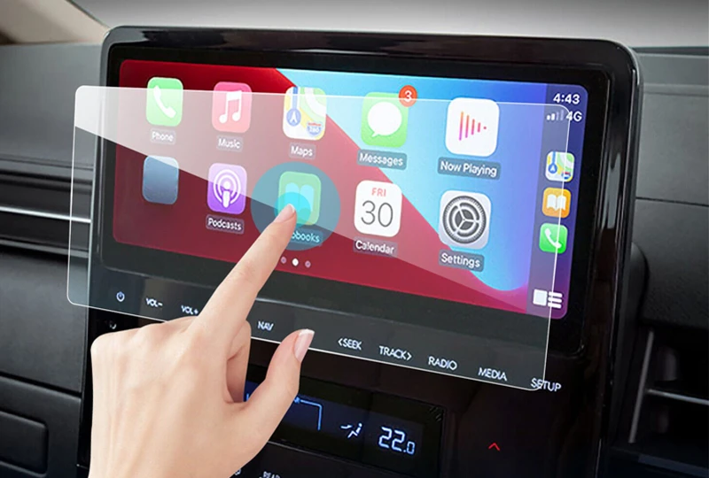 Schutzglas für das Multimedia-Display HYUNDAI i20 i30 STARIA TUCSON KONA SANTA FE für das Auto
