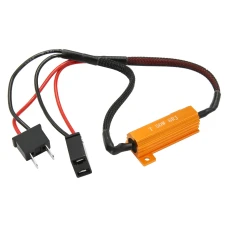 Wiederstand - Rezistor 50W 8Ω CAN BUS mit H7 Fassung 2 Stk