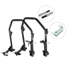 SEFIS D20U klappbarer mobiler universeller Motorradständer - SET Front und Heck - Single / Racing (Haken) SEFIS D20U klappbarer mobiler universeller Motorradständer - SET Front und Heck - Single / Racing (Haken)