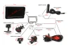 SEFIS P-9 AHD-Rückfahr- und Parkkamera mit 4,3-Zoll-Display