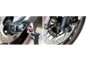 SEFIS Sturzpads Hinter- und Vorderachse für Kawasaki ZX-10R 2006-2007 für Motorrad