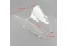 Klares Plexiglasschild Honda VTR 1000 F 1997-2005 für Motorrad