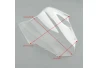 Klares Plexiglasschild Yamaha FZ1 S 2006-2011 für Motorrad