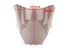 Plexi štít kouřový Yamaha YZF 600 1994-2007 für Motorrad