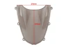 Leicht gerauchtes Plexiglasschild Honda CBR 600RR F5 2005-2006 für Motorrad