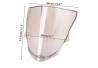 Leicht gerauchtes Plexiglasschild Kawasaki ZX-6R 2009-2010 für Motorrad