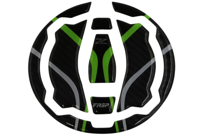 Aufkleber für den Tankdeckel Kawasaki Z900 650 Ninja 650 400 grün für Motorrad