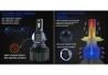 R8 LED-LAMPEN H4 70W weiß für das Auto